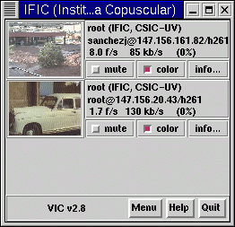 VIC main window